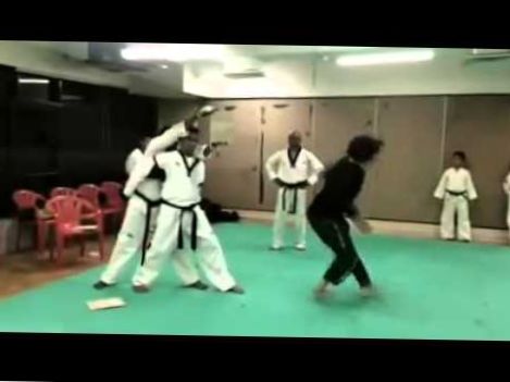 Tiger shroffe taekwondo training